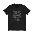 World's Greatest Conspiracy Theorist — Cat Mom T-Shirt | Cotton V-Neck