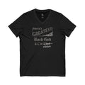 World's Greatest Rock God — Cat Dad T-Shirt | Cotton V-Neck