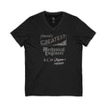 World's Greatest Mechanical Engineer — Cat Mom T-Shirt | Cotton V-Neck