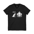 Walk Me, Amadeus - St. Bernard Dog T-Shirt | Cotton V-Neck