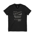 World's Greatest Mechanical Engineer — Cat Dad T-Shirt | Cotton V-Neck