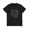 World's Greatest & Humblest CEO — Cat Dad T-Shirt | Cotton V-Neck