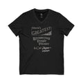 World's Greatest Recovering People Pleaser — Cat Mom T-Shirt | Cotton V-Neck