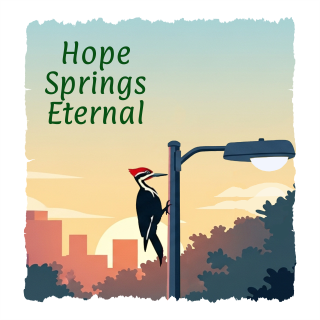 Hope Springs Eternal | Organic Cotton Crew Neck T-Shirt